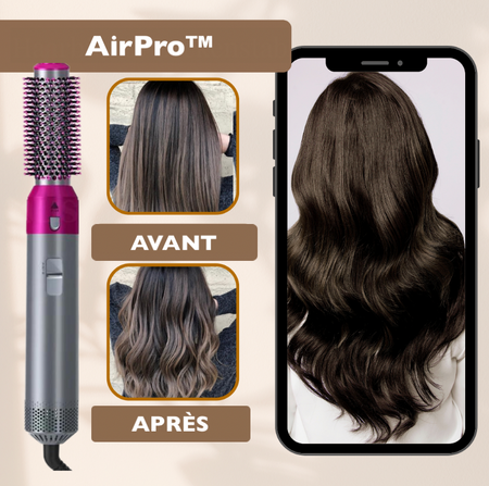 AirPro™ - Brosse Sèche-Cheveux 5 en 1