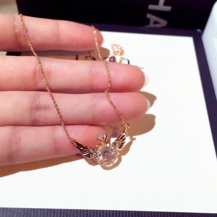 AngelLove™ | Collier à pendentif ailes d'ange