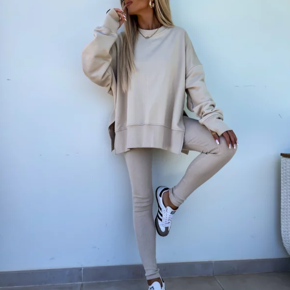 Joann™ | Ensemble 2 Pièces Confortable Et Décontracté