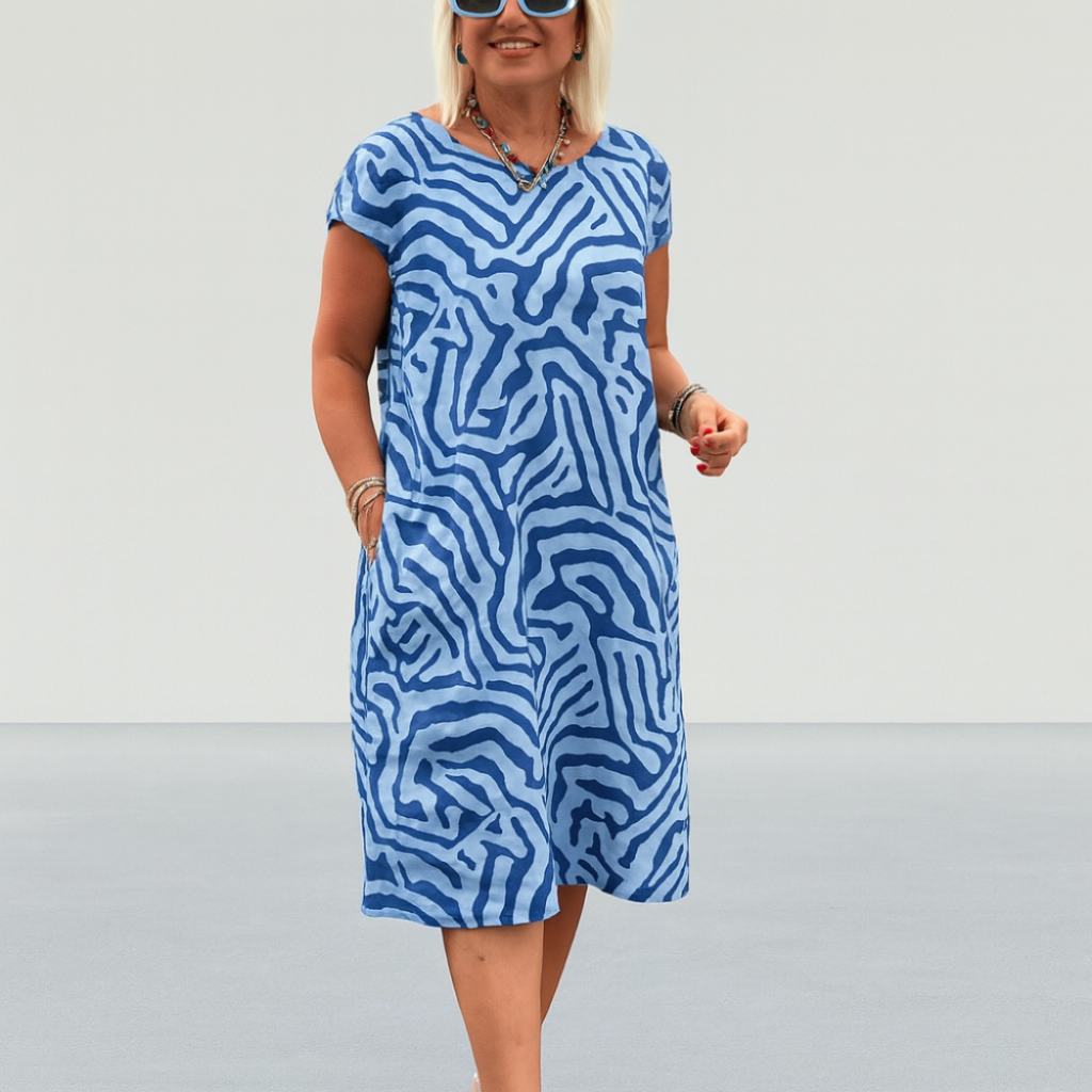 Robe d’été à motif abstrait