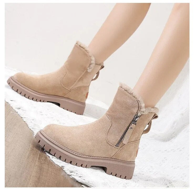 Bottes Gianna™ | Bottes en daim doublées de laine