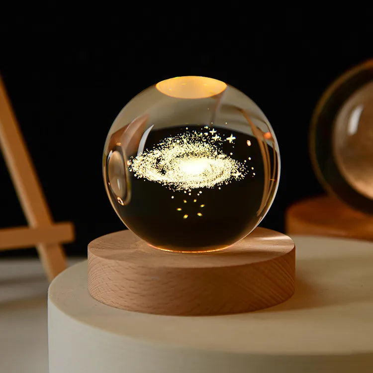 CelestiGlow™ | Lampe boule de cristal Galaxy