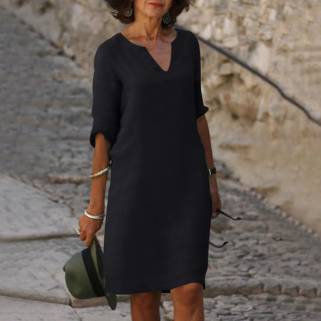 Robe fluide à l’élégance intemporelle