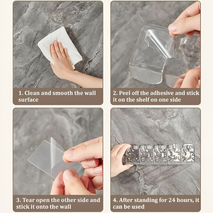 EasyShelf™ | Étagère de douche adhésive ajustable (1+1 GRATUIT)