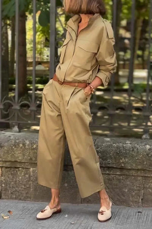 Ensemble cargo ample et chic pour femme