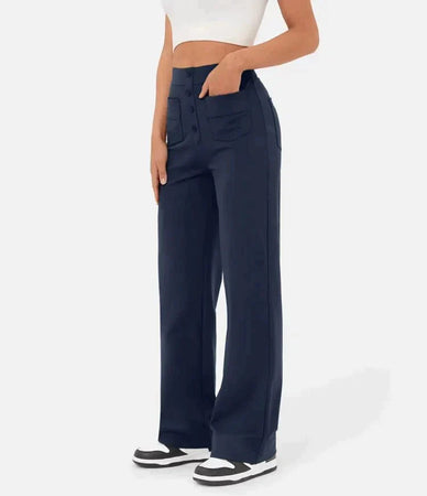 Diana™ | Pantalon taille haute stylé & élastique