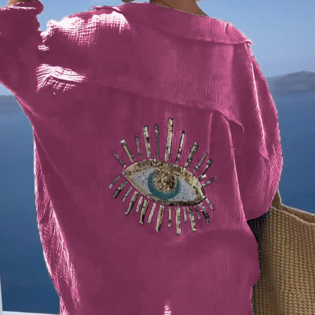 Anna - Chemise Horus Décontractée En Coton