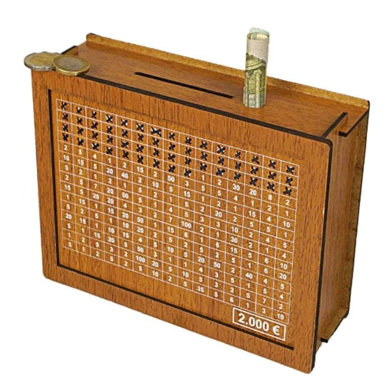 Tirelire en Bois™ - Épargner n'a jamais été aussi simple !